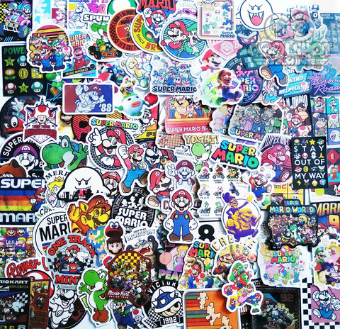 Super Mario 100 Piece Sticker Set
