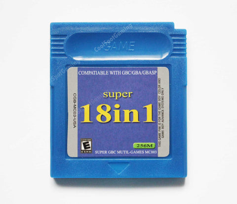 Super 18 in 1 Game Boy Colour Cartridge