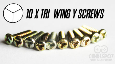 Tri Wing 'Y' Screws for Game Boy/Colour/Advance - Set of 10
