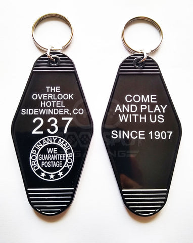 The Shining - Overlook Hotel Double-Sided Keyring Fob - Black