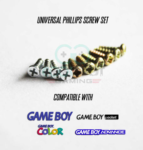Universal Screw Set for Game Boy Advance / Colour / DMG / Pocket