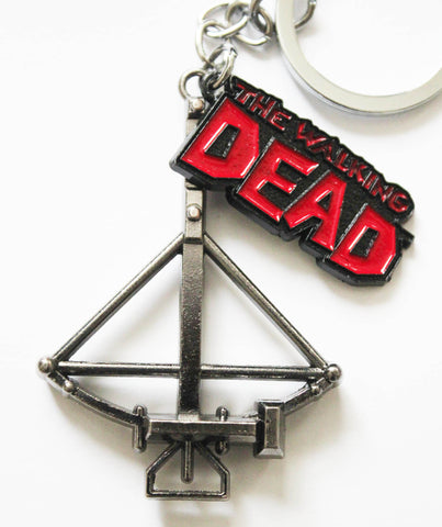 The Walking Dead - Logo and Darryl's Crossbow Keychain