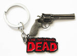 The Walking Dead - Logo and Rick Grimes' Colt Python Gun - Keychain