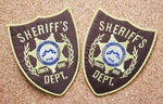 Walking Dead Sheriff's Department Embroidery Iron on/Sew on Patch