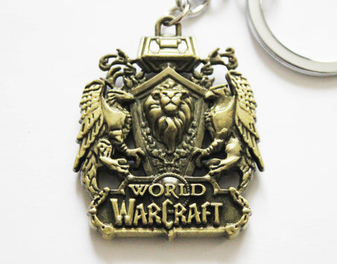 World of Warcraft Alliance Crest Keychain