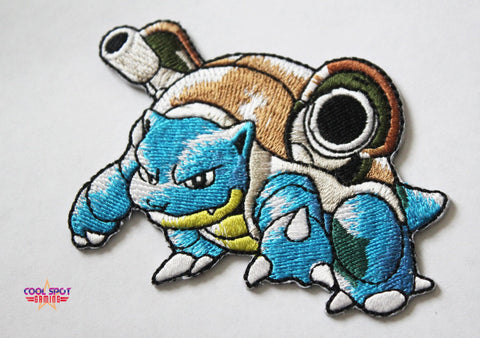 Blastoise Pokemon Embroidery Patch (7.5cm x 7.5cm)-Embroidery Patch-Cool Spot's Gaming Emporium-Cool Spot Gaming