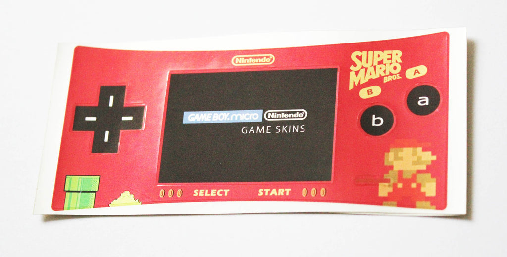 Custom Game Boy Micro Faceplate Skin - Super Mario Bros – Cool Spot Gaming