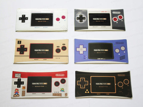 Game Boy Micro Skins - Stickers - Sealed - Autocollant Console + 2 Films Neuf Game Boy Micro Skins - Stickers - Sealed - Autocollant Console + 2 Films Neuf