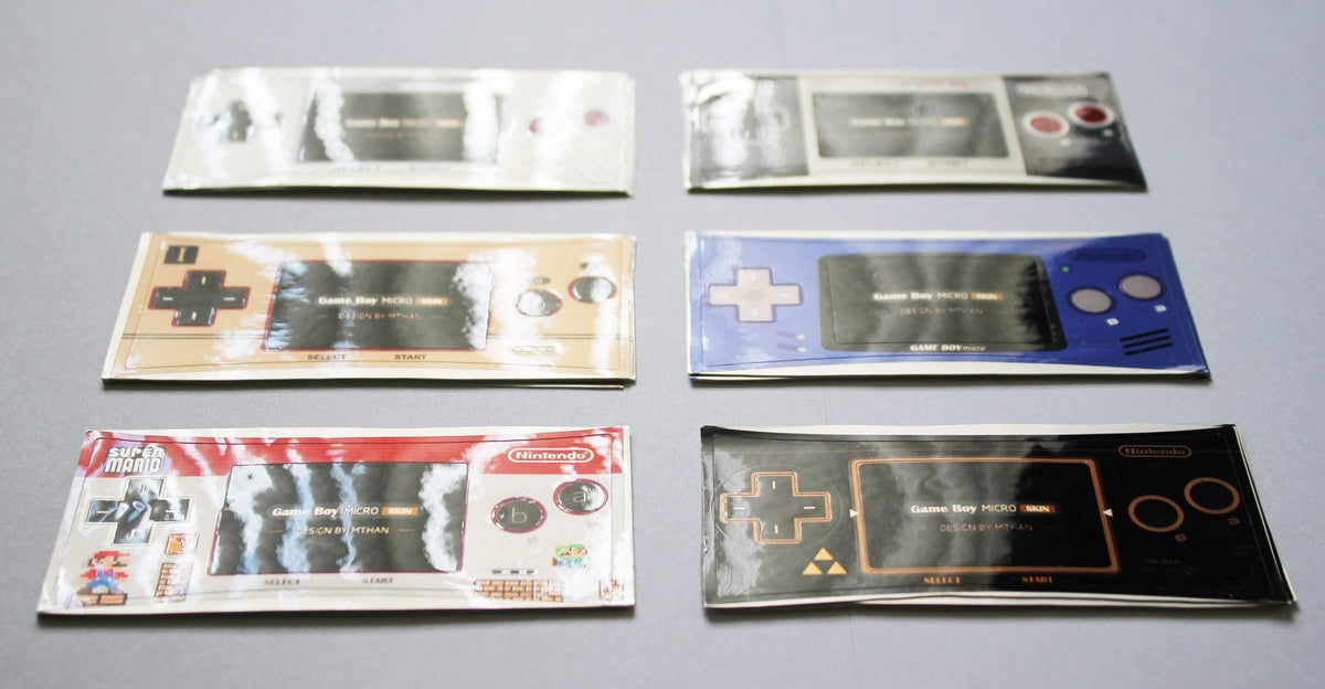 Custom Game Boy Micro Faceplate Skins β Cool Spot Gaming