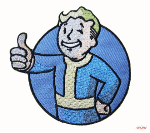 Fallout Vault Boy (Design #2) Embroidery Patch-Cool Spot's Gaming Emporium-Cool Spot Gaming