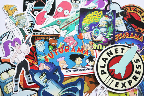 Futurama 23 Piece PVC Sticker Set