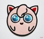 Jigglypuff Pokemon Embroidery Patch (7cm x 8cm)-Embroidery Patch-Cool Spot's Gaming Emporium-Cool Spot Gaming