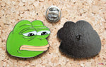 Pepe the Frog - Sad Face - Enamel Pin Badge-Cool Spot Gaming-Cool Spot Gaming