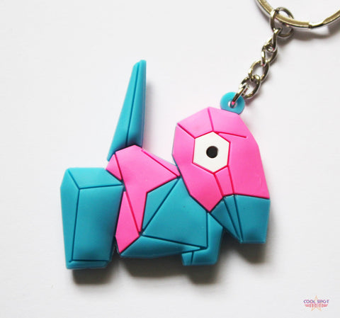 Pokemon Keyring - Porygon