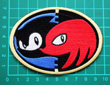 Sonic and Knuckles Embroidery Patch-Embroidery Patch-Cool Spot's Gaming Emporium-Cool Spot Gaming