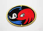 Sonic and Knuckles Embroidery Patch-Embroidery Patch-Cool Spot's Gaming Emporium-Cool Spot Gaming