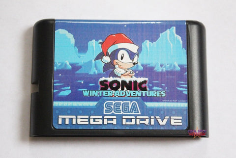 Sonic Winter Adventures - Mega Drive/Genesis Game
