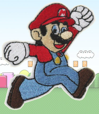 Super Mario Embroidery Iron on/Sew on Patch-Cool Spot's Gaming Emporium-Cool Spot Gaming