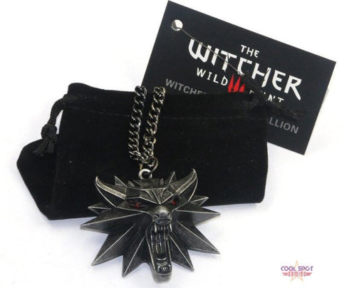 The Witcher 3: Wild Hunt - Witcher Wolf Medallion Pendant/Necklace-Cool Spot's Gaming Emporium-Cool Spot Gaming