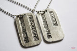 Wolverine Double-Sided Dog Tag Pendant Necklace